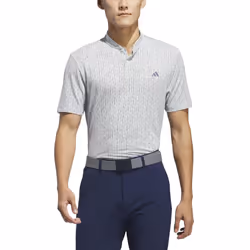 Adidas Mens Ultimate 365 Printed Golf Polo Shirt - S, White