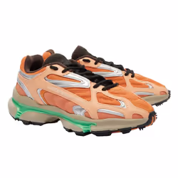 Lacoste Mens L003 2K24 Trainers - 9 UK, Orange/Green