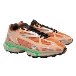 Lacoste Mens L003 2K24 Trainers - 9 UK, Orange/Green
