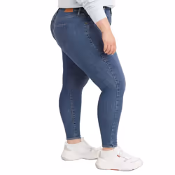 Levis Womens/Ladies 720 High Rise Super Skinny Leather Patch Plus Jeans