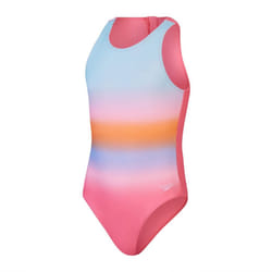 Speedo Girls Hydrasuit One Piece Swimsuit - 15-16 Years, Pink/Blue