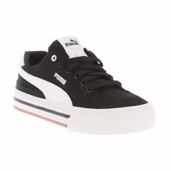 Puma Childrens/Kids Classic Vulc Court Trainers - 3 UK, Black/White