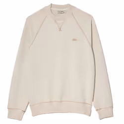 Lacoste Unisex Adult Organic Cotton Sweatshirt - S, Beige