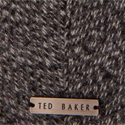 Ted Baker Beniey Marl Flat Cap - S-M, Grey