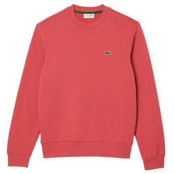 Lacoste Unisex Adult Fleece Crew Neck Sweatshirt - XS, Red
