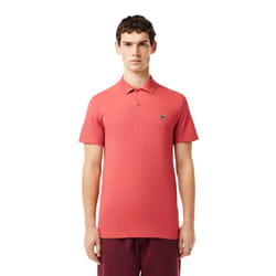 Lacoste Unisex Adult Polyester Blend Regular Polo Shirt - XS, Red