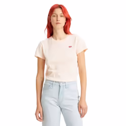 Levis Womens/Ladies The Perfect Regular T-Shirt - 8 UK, Blush