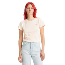 Levis Womens/Ladies The Perfect Regular T-Shirt - 8 UK, Blush