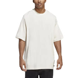 Adidas Mens Lounge T-Shirt - S, Off White