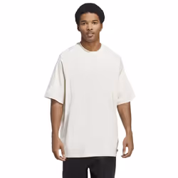 Adidas Mens Lounge T-Shirt - S, Off White