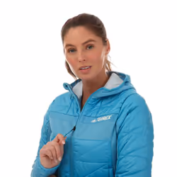 Adidas Womens/Ladies Terrex Hybrid Insulated Padded Jacket - 6 UK, Blue
