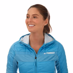 Adidas Womens/Ladies Terrex Hybrid Insulated Padded Jacket - 6 UK, Blue