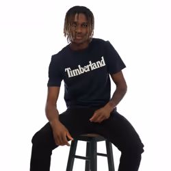 Timberland Mens Northwood Logo T-Shirt - S, Navy