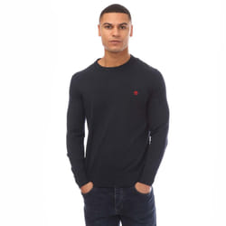 Timberland Mens Williams River Kennebec Cotton Sweatshirt - S, Navy