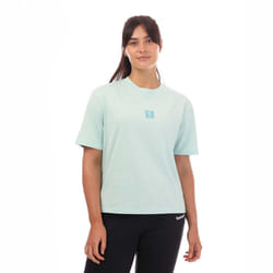 Timberland Womens/Ladies Stack Logo T-Shirt - 8 UK - 10 UK, Light Blue