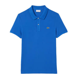 Lacoste Mens Pique Slim Polo Shirt - S, Blue