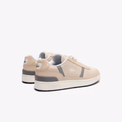 Lacoste Mens T-Clip Leather Trainers - 8 UK, Off White