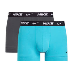 Nike Mens Boxer Shorts (Pack of 2) - S, Grey/Blue