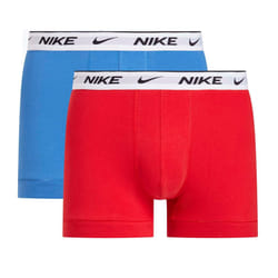 Nike Mens Boxer Shorts (Pack of 2) - L, Red/Blue