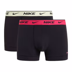 Nike Mens Boxer Shorts (Pack of 2) - XL, Black/Pink/Yellow
