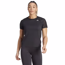 Adidas Womens/Ladies Adizero T-Shirt - 4 UK - 6 UK, Black