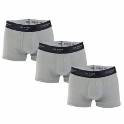 Ted Baker Mens Boxer Shorts (Pack of 3) - L, Grey