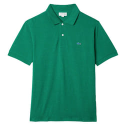 Lacoste Mens Speckle Cotton Pique Classic Polo Shirt - S, Green