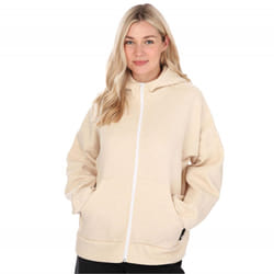 Adidas Womens/Ladies Studio Lounge Fleece Full Zip Hoodie - XS, Beige