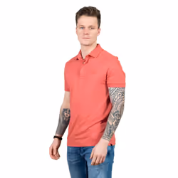 Lacoste Mens Paris Pique Regular Polo Shirt - XS, Red