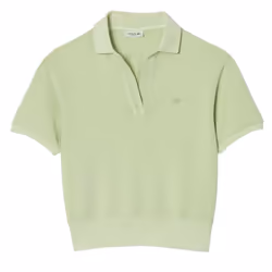 Lacoste Womens/Ladies Natural Dyed Regular Polo Shirt - 16 UK, Green