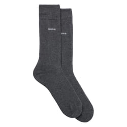 Boss Unisex Adult Logo Socks (Pack of 2) - 5.5 UK-8 UK, Grey