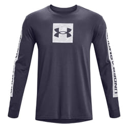 Under Armour Mens Sportstyle Boxed Logo Camo Long-Sleeved T-Shirt