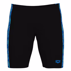 Arena Mens Jammer Swim Shorts - 36R, Black/Blue