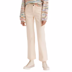 Levis Womens/Ladies Middy Bootcut Jeans - 30S, Cream