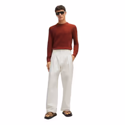 Boss Mens Ecaio-P Crew Neck Sweatshirt - M, Brown