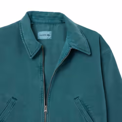 Lacoste Womens/Ladies Natural Dyed Denim Relaxed Fit Jacket - 10 UK, Green