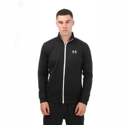 Under Armour Mens Sportstyle Tricot Jacket - L, Black