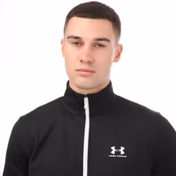 Under Armour Mens Sportstyle Tricot Jacket - L, Black