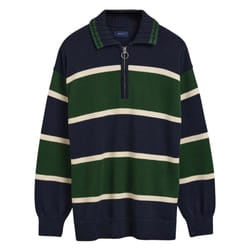 Gant Unisex Adult Knitted Heavy Rugby Sweatshirt - M, Blue