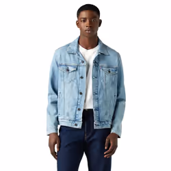 Levis Mens Trucker Jacket - L, Light Blue