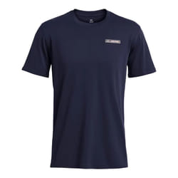 Under Armour Mens Label Heavyweight T-Shirt - S, Blue