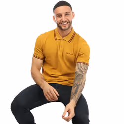 Ben Sherman Mens Twin Tip Polo Shirt