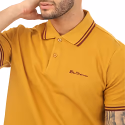 Ben Sherman Mens Twin Tip Polo Shirt