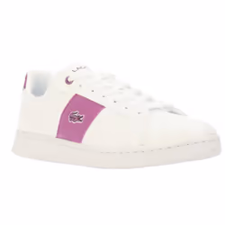 Lacoste Womens/Ladies Carnaby Pro Leather Trainers - 4 UK, White/Purple