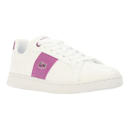 Lacoste Womens/Ladies Carnaby Pro Leather Trainers - 4 UK, White/Purple