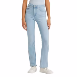 Levis Womens/Ladies 725 Heritage Bootcut Jeans - 30S, Light Blue