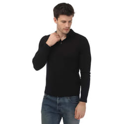 Ted Baker Mens Kamber Merino Wool Long-Sleeved Polo Shirt