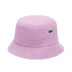 Lacoste Logo Pique Bucket Hat - M, Pink