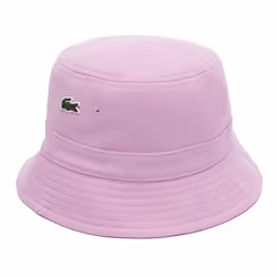 Lacoste Logo Pique Bucket Hat - M, Pink