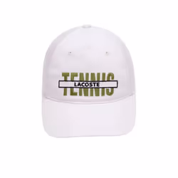 Lacoste Embroidered Gabardine Baseball Cap